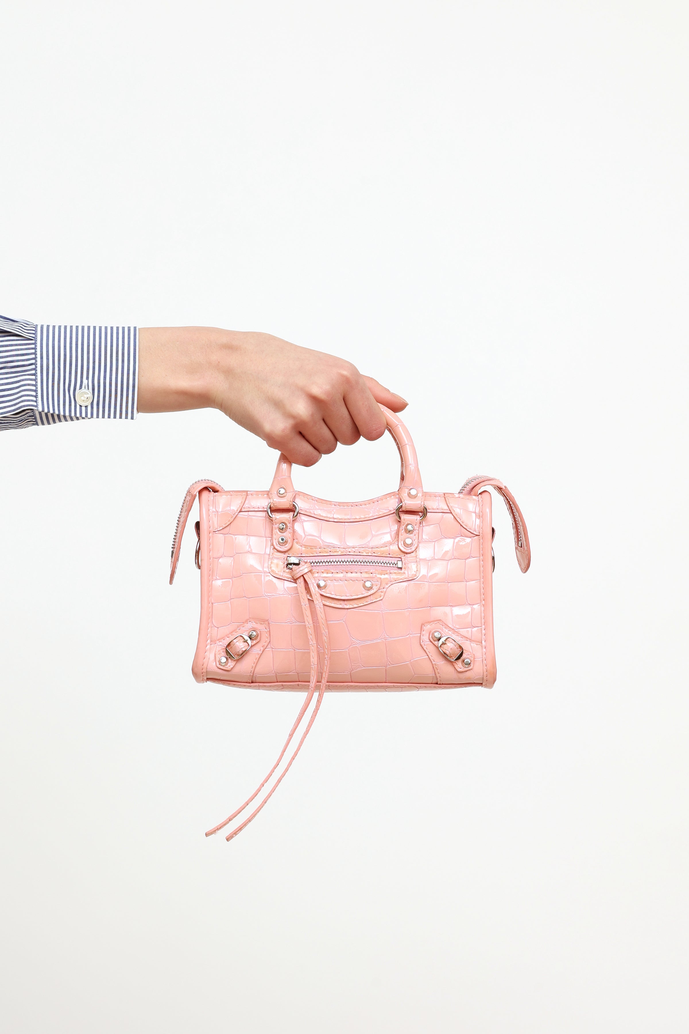Authentic Second Hand Balenciaga Bubblegum Pink Giant City PSS05100084   THE FIFTH COLLECTION