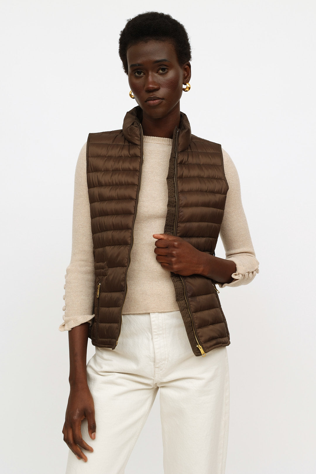 Burberry // Green Quilted Puffer Vest – VSP Consignment