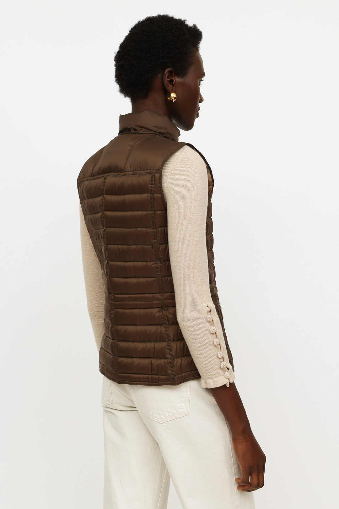 Burberry // Green Quilted Puffer Vest – VSP Consignment