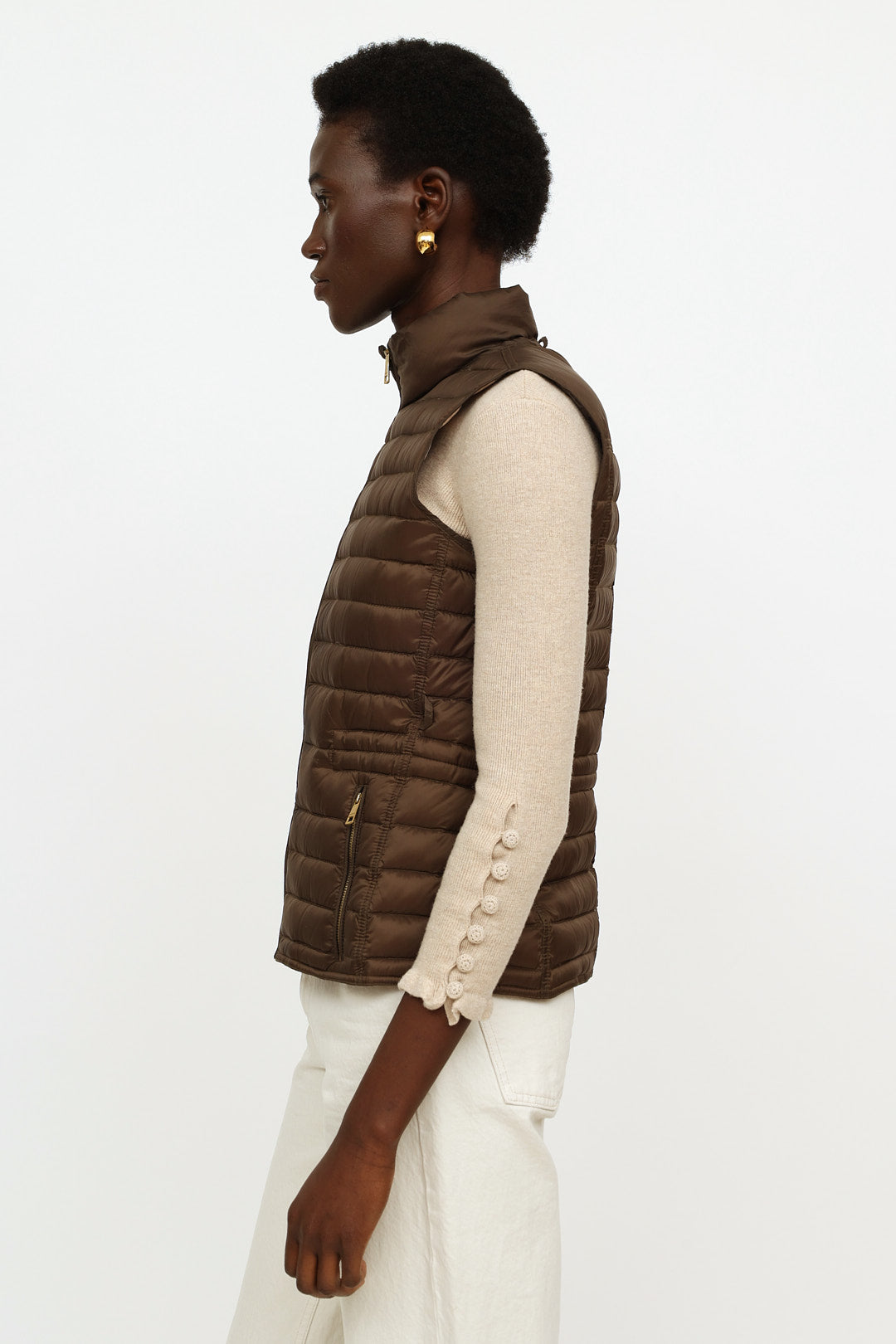 Burberry // Green Quilted Puffer Vest – VSP Consignment
