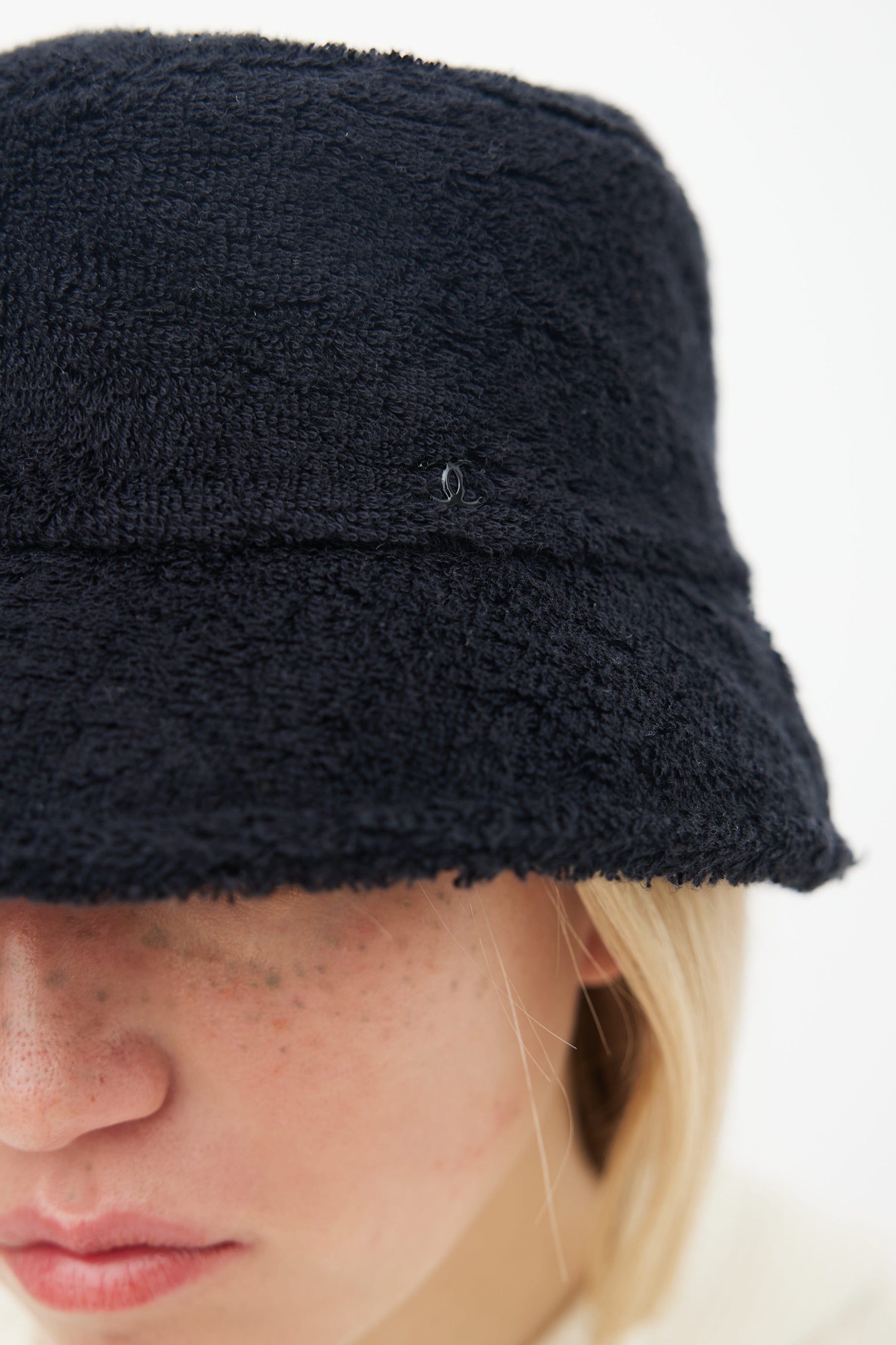 Chanel // Black Cotton Terrycloth Bucket Hat – VSP Consignment