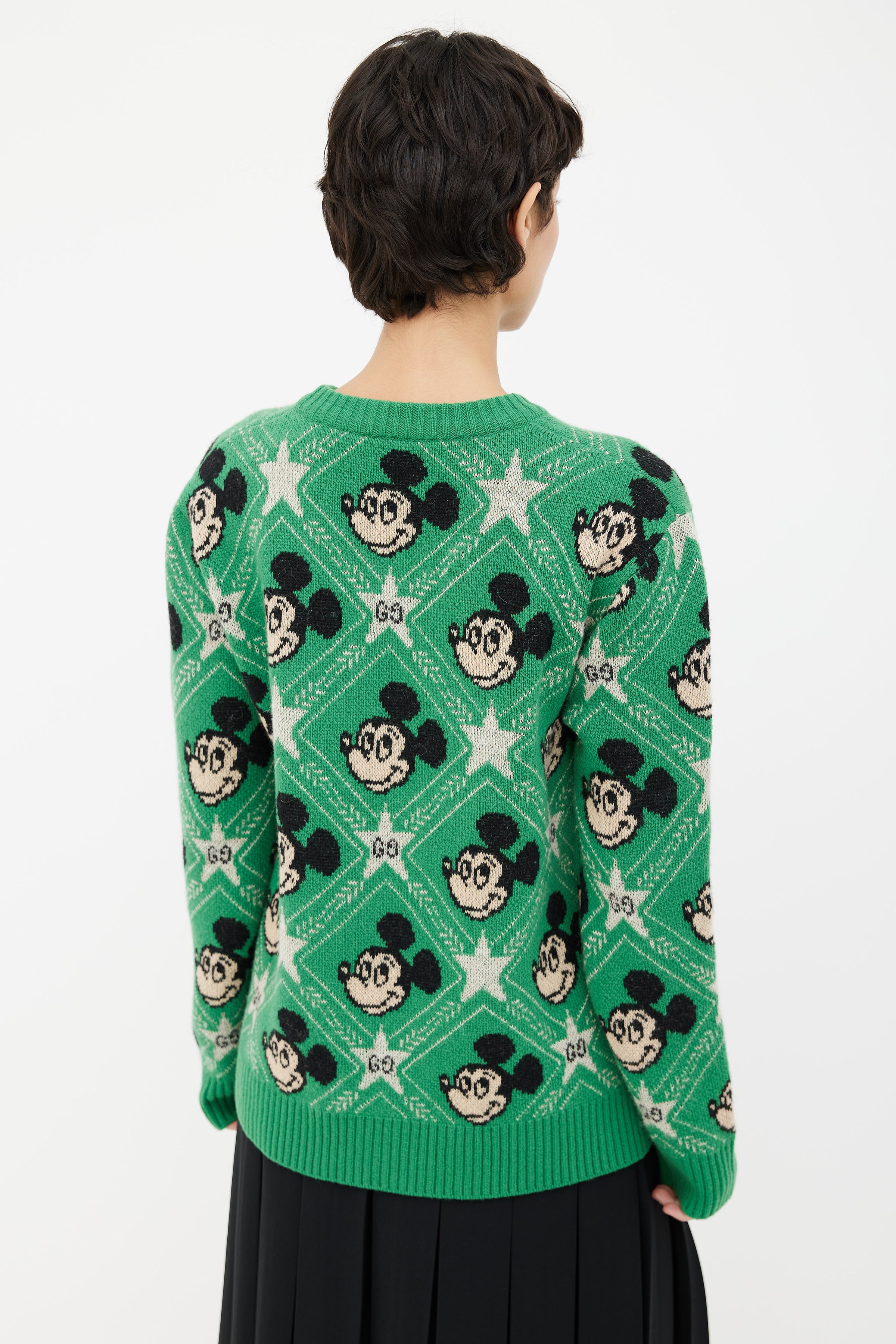 Gucci // X Disney Green Mickey Mouse Sweater – VSP Consignment