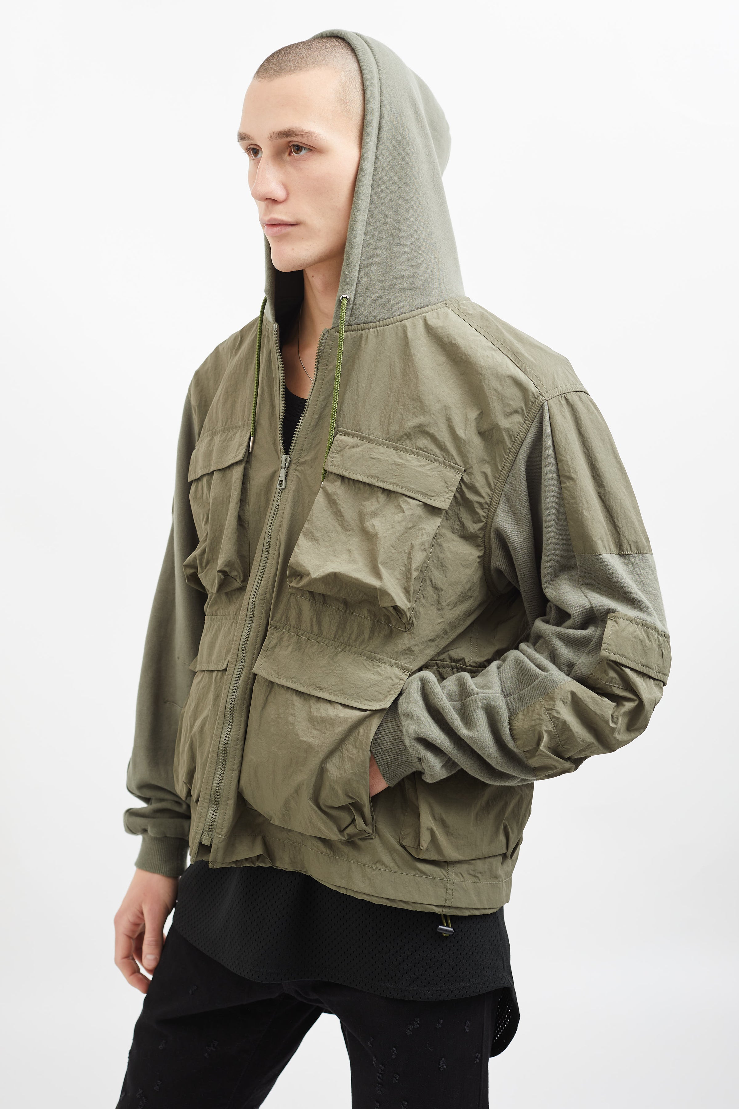 スノーブルー john elliot nicasio parka Sサイズ ダウンパーカー