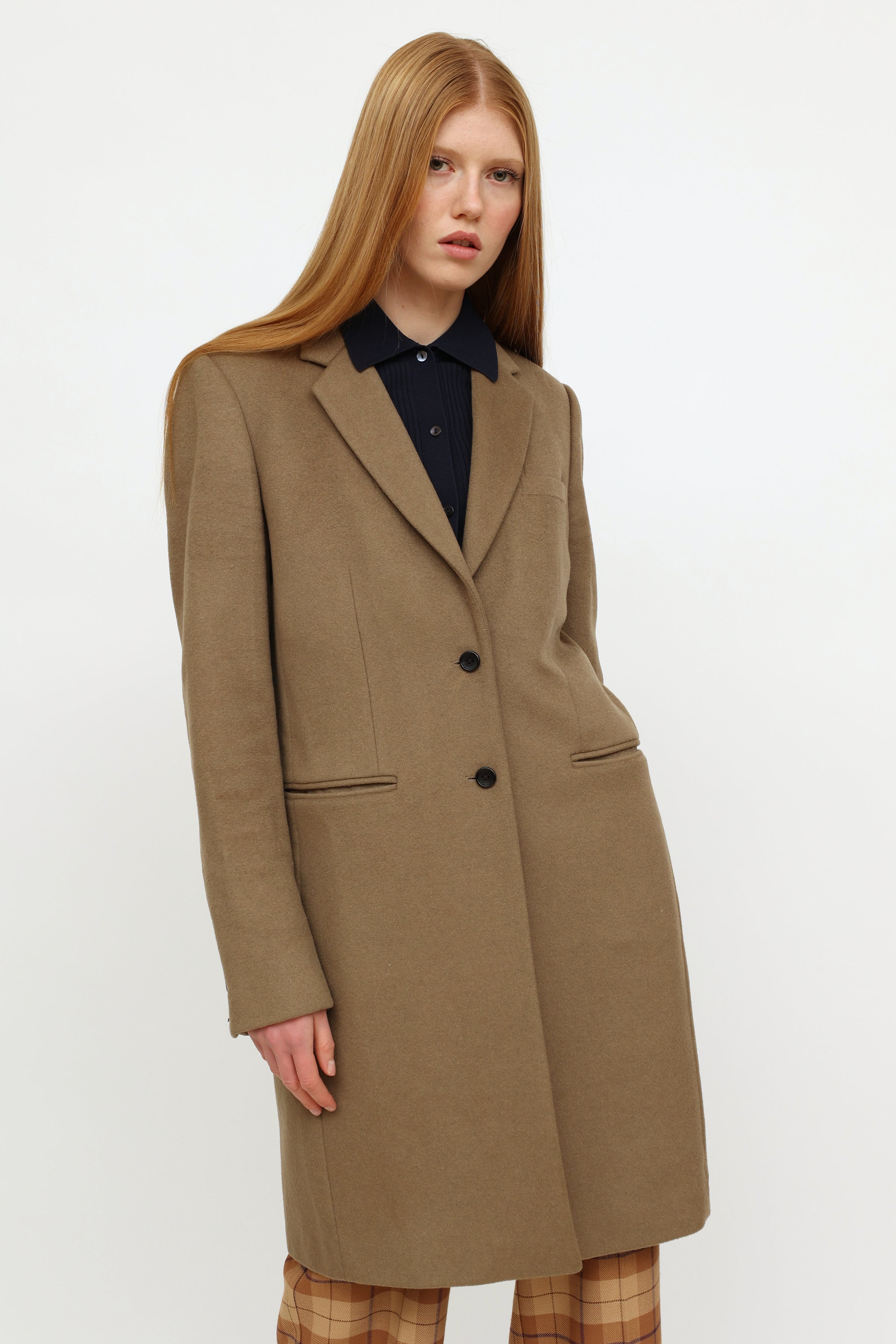 Joseph // Beige Wool Coat – VSP Consignment