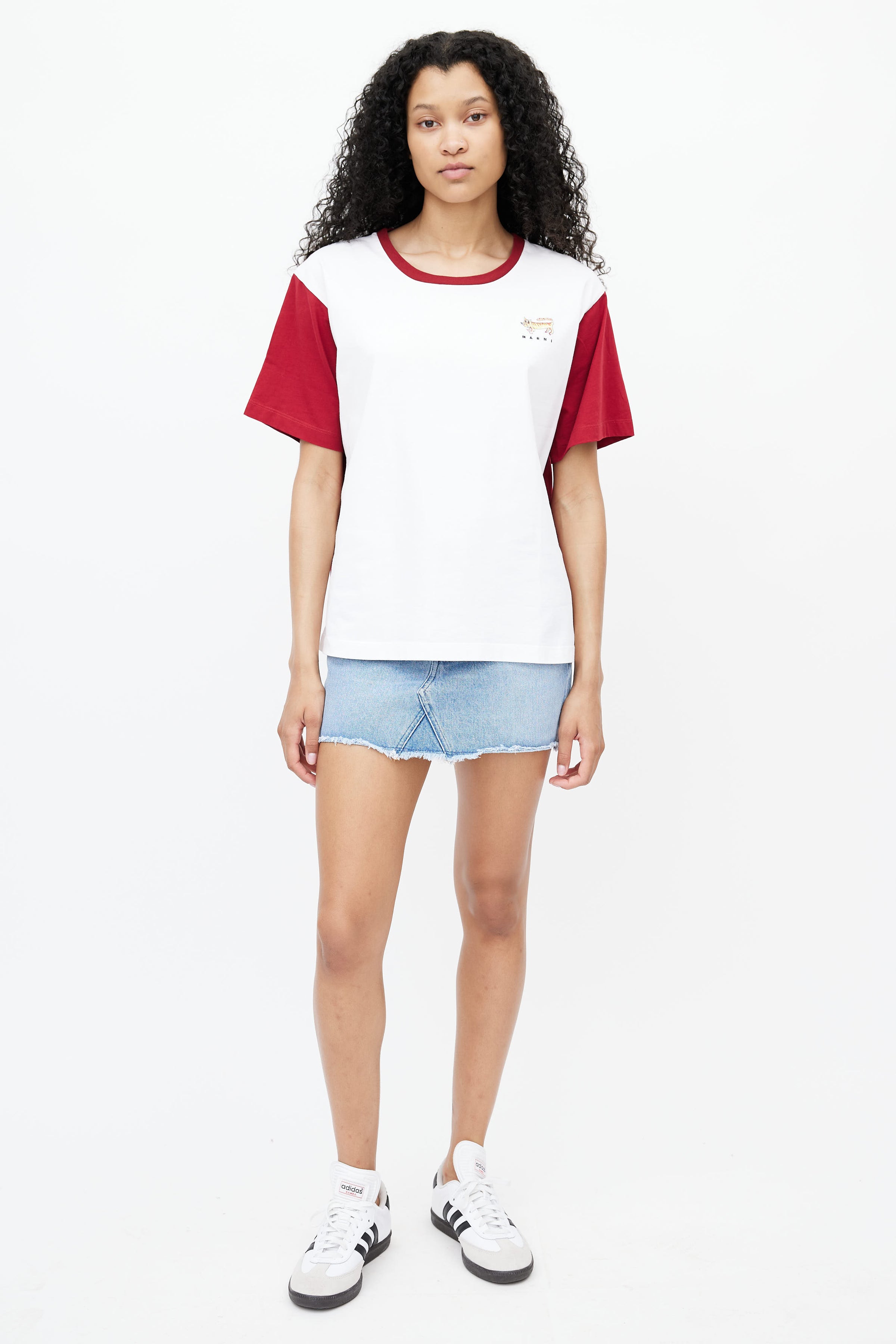 Marni // Capsule 2022 Red & White Graphic T-Shirt – VSP Consignment