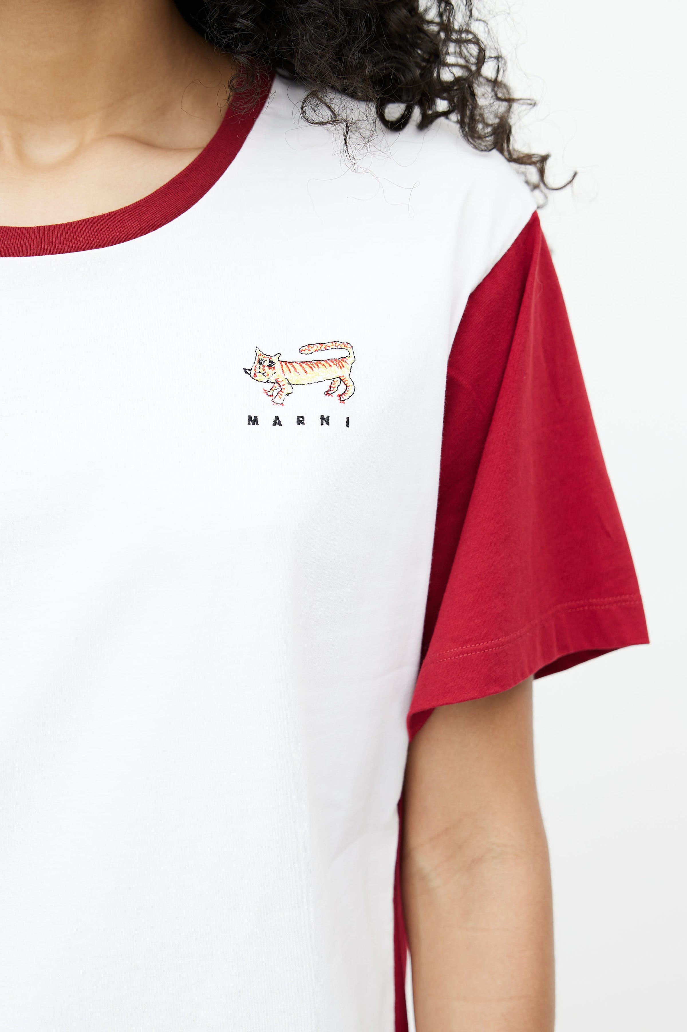 Marni // Capsule 2022 Red & White Graphic T-Shirt – VSP Consignment