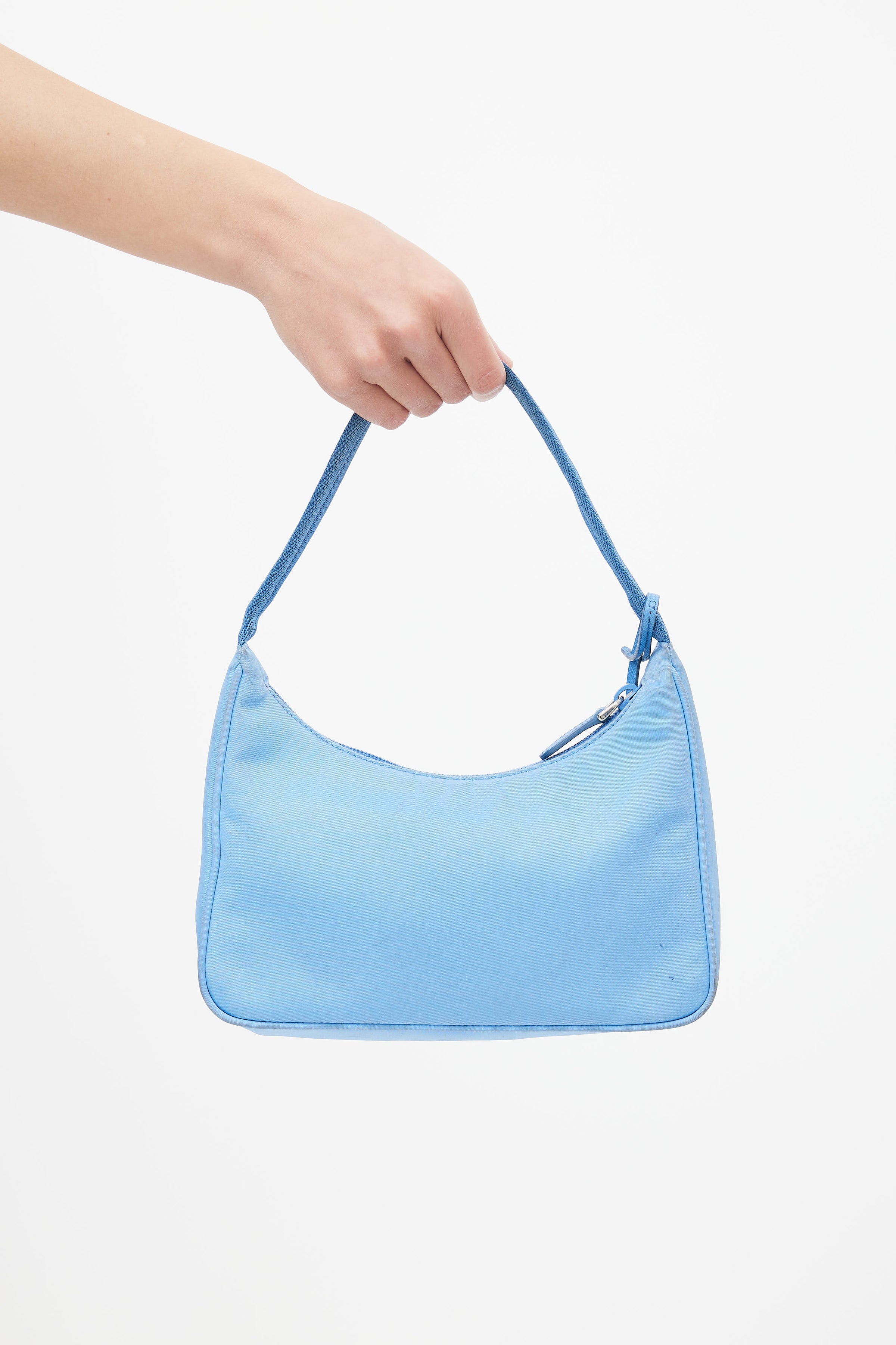 everyone nylon logo tote bag (blue) | angeloawards.com