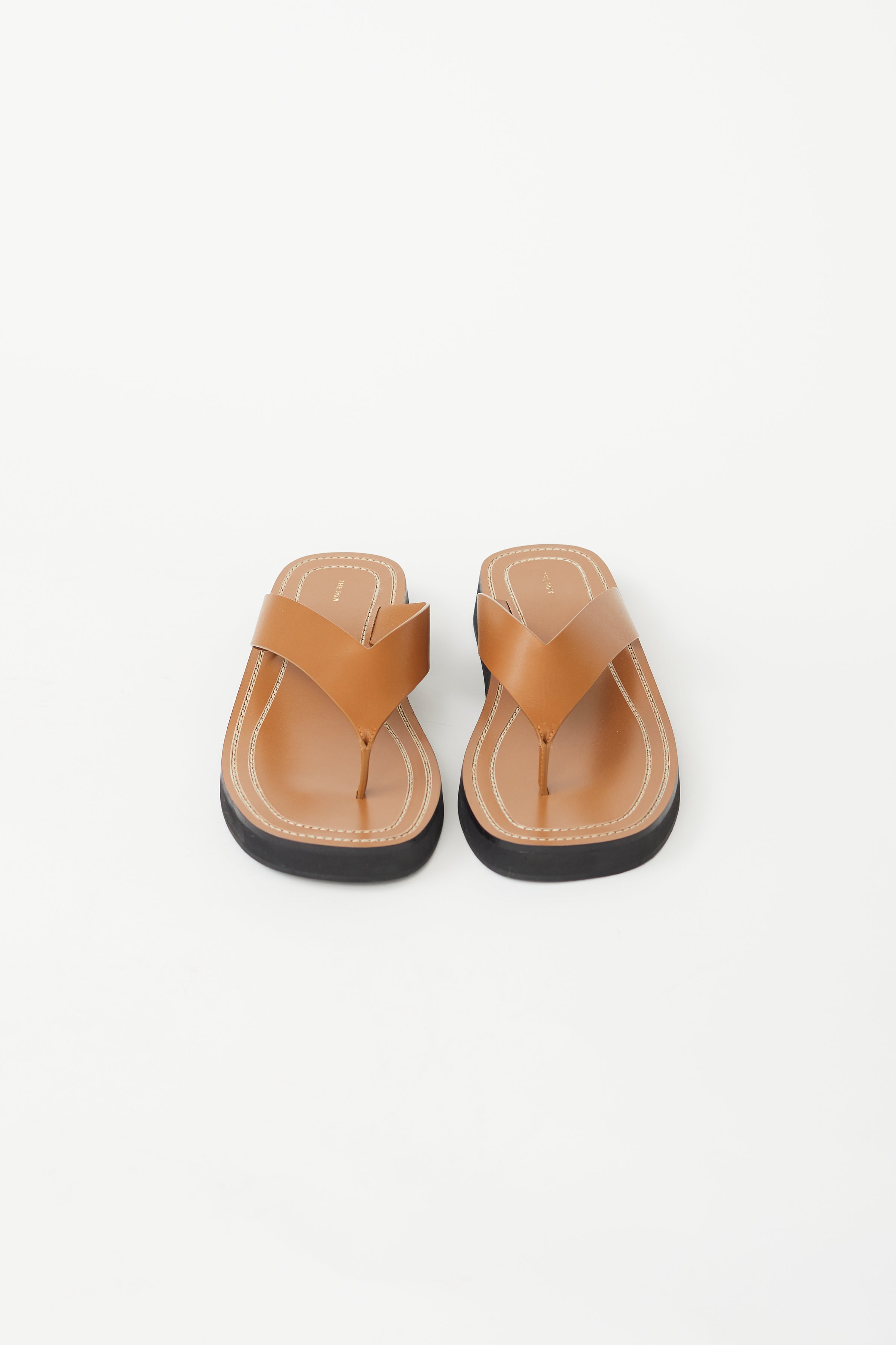 The Row // Brown Leather Ginza Sandal – VSP Consignment