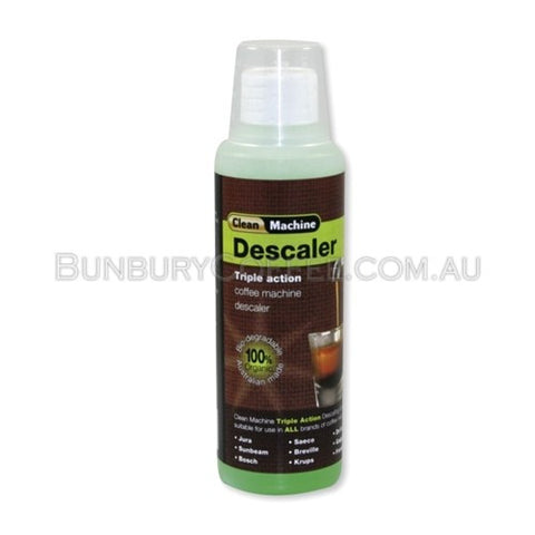 Clean Machine Triple Action Domestic Descale Liquid 250ml Bunbury Coffee