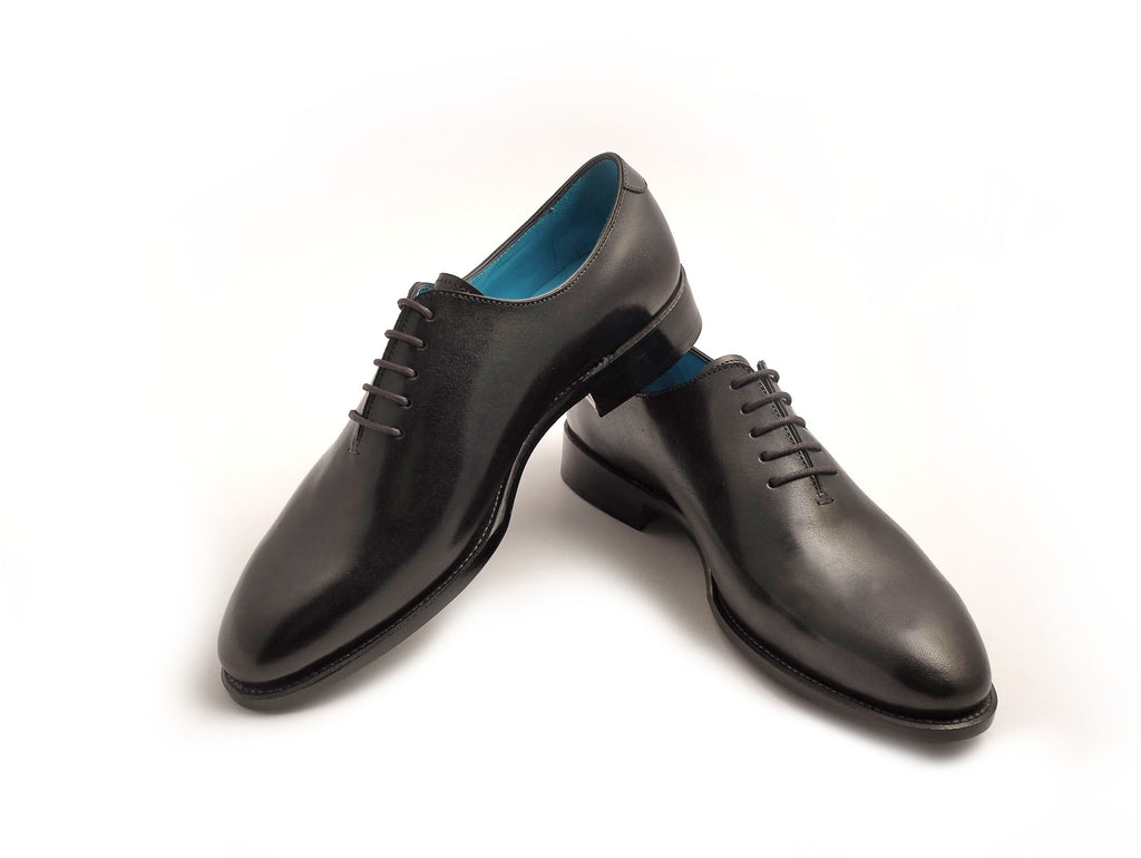 The Aristocrat black patina whole cut shoes - Dominique Saint Paul