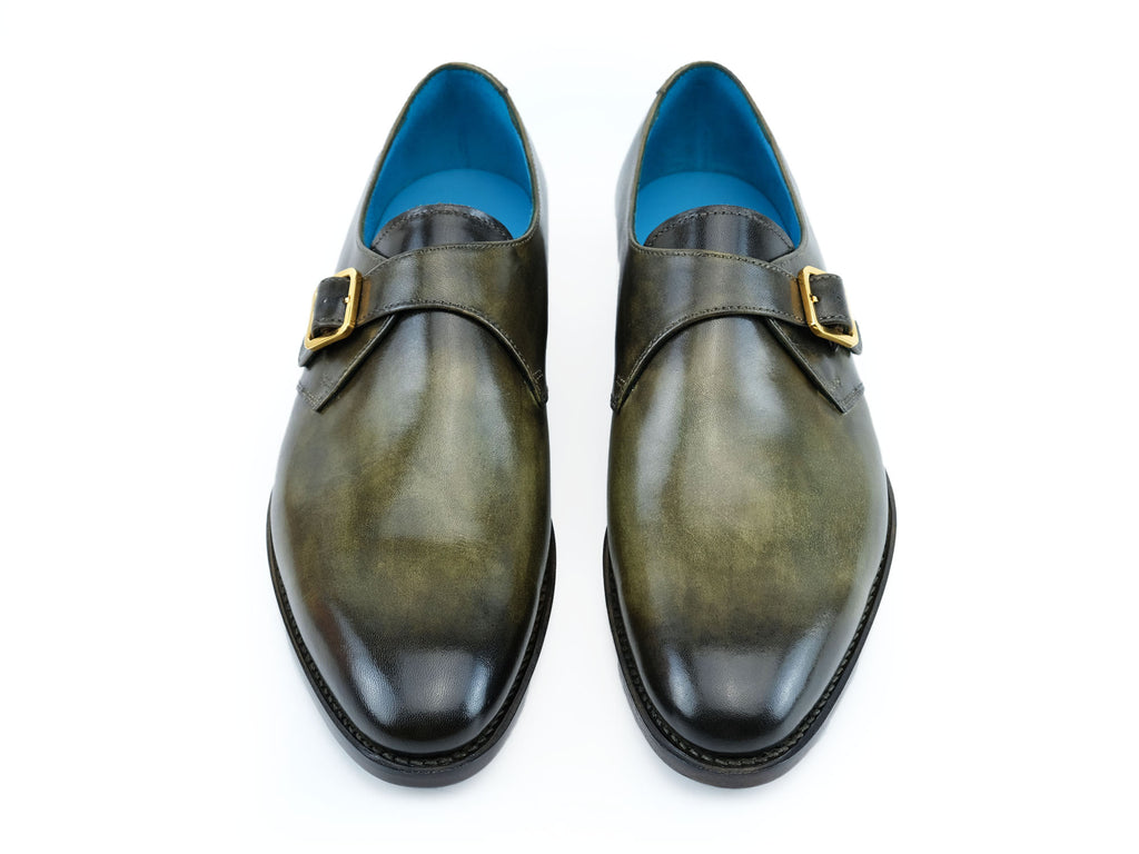 green monk shoes