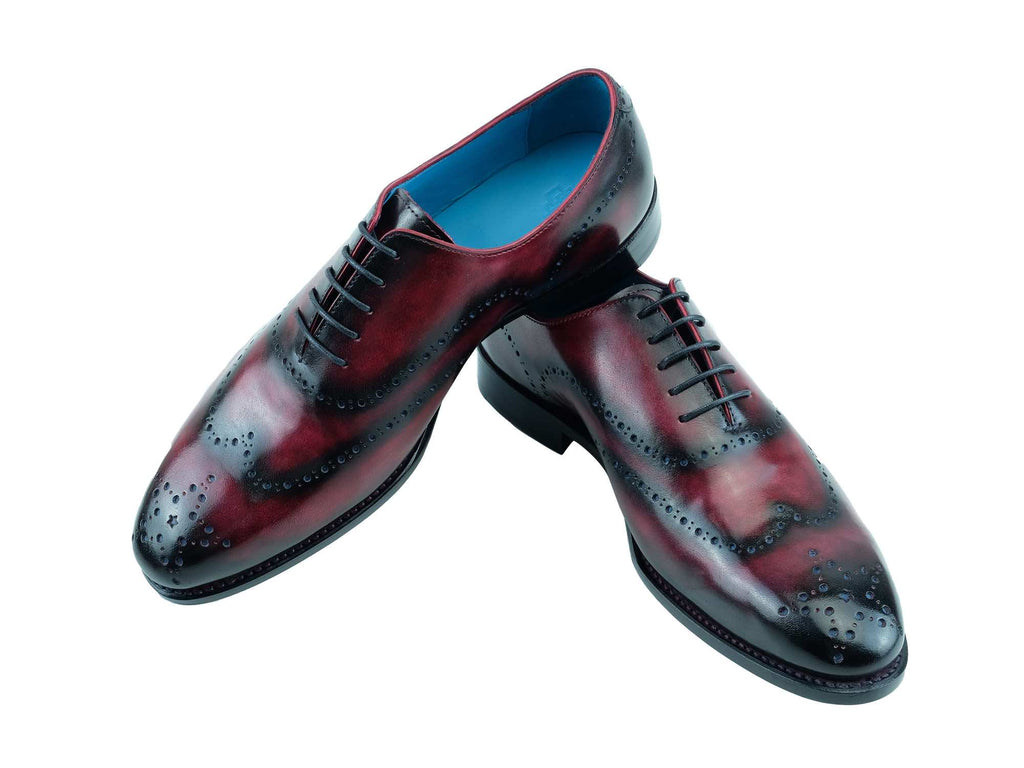 red wine color shoes
