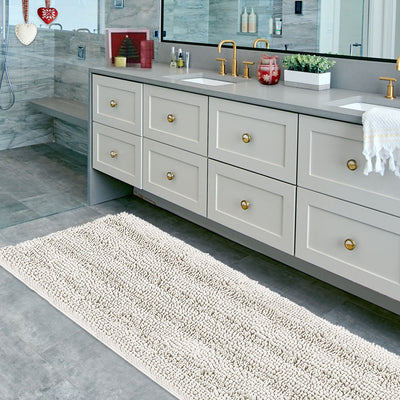 PrimeBeau Bath Mat Bath Rug for Bathroom Luxury Chenille Bathroom Rug Non  Slip Rug Quick Dry Bath Mat, 20 x 32/17 x 24 - ShopStyle