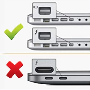 Mini DisplayPort & Thunderbolt 2 Compatible