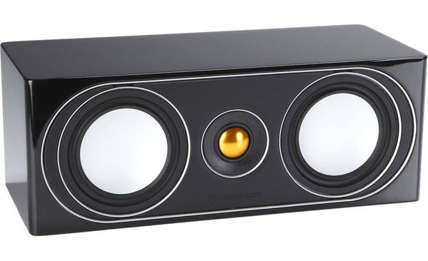 4" C-CAM bass driver with a C-CAM Gold Dome tweeter