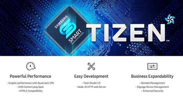 The all-new embedded media player powered by TIZEN™