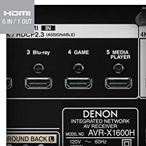 Advanced HDMI Section with 6 HDMI Inputs with eARC Support