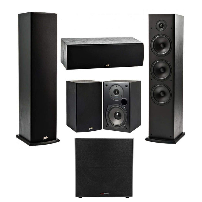 Buy Polk Audio T50 Home Theater 5 1 Channel Speaker Package At