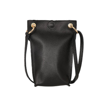 ITALIAN LEATHER CROSSBODY PHONE POUCH