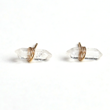 Clear Quartz Cora Earrings– GRACE LEE