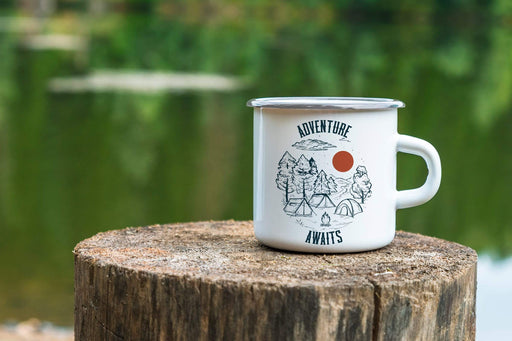 Enamel Camping Coffee Mugs, Enamel Mugs Camping Design