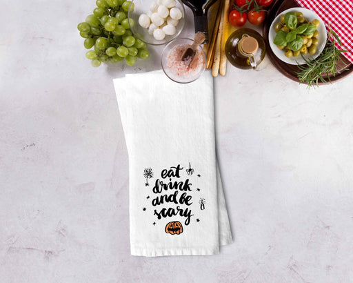 Many Have Eaten Here, Few Have Died Design Kitchen Towel — Potter's Printing