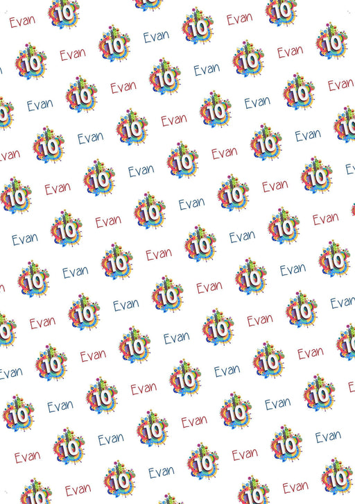 Personalized 70th Birthday Design Birthday Tissue Paper — Potter's