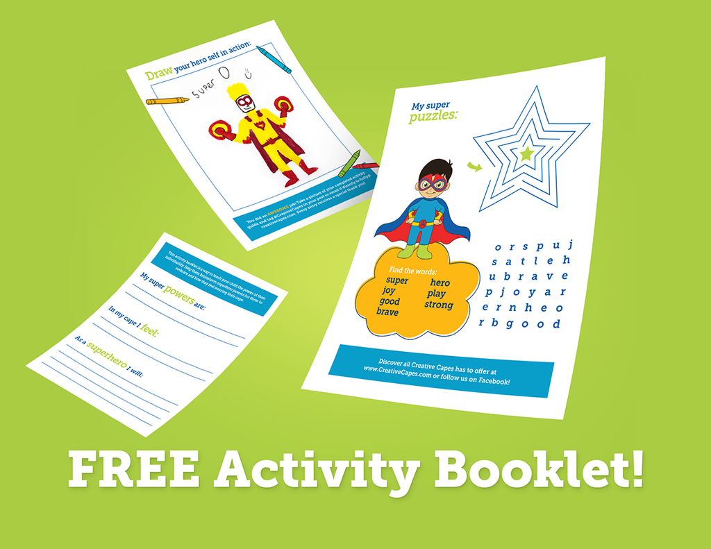 Free Superhero Activity Booklet Creative Capes