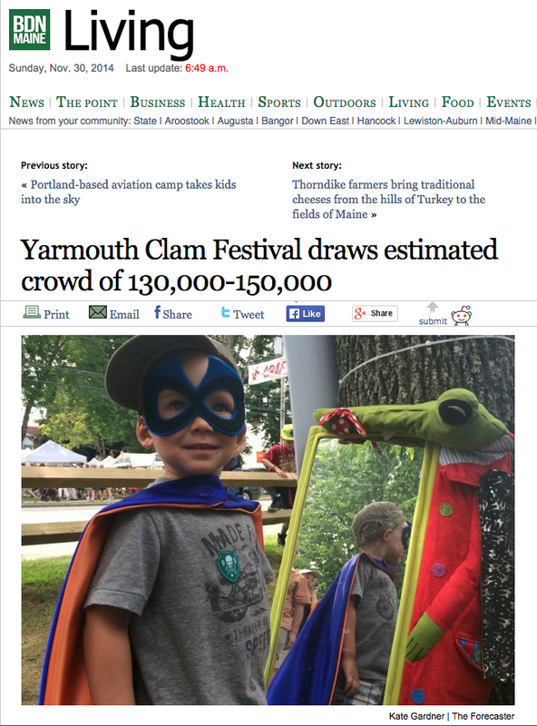 Yarmouth Clam Festival News Clipping