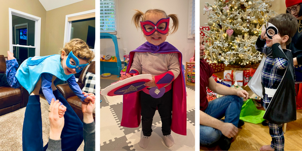 Holiday photo contest for superheroes kids