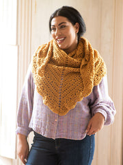 cressida shawl by berrocco design team kit in urth yarns harvest fingering yarn