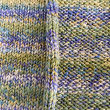 schacht Spin-Along Post #5: Designing Knits with Handspun Yarn MSB fractal spun, knitted & purled