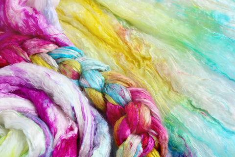 Learn to ice dye with acid dyes