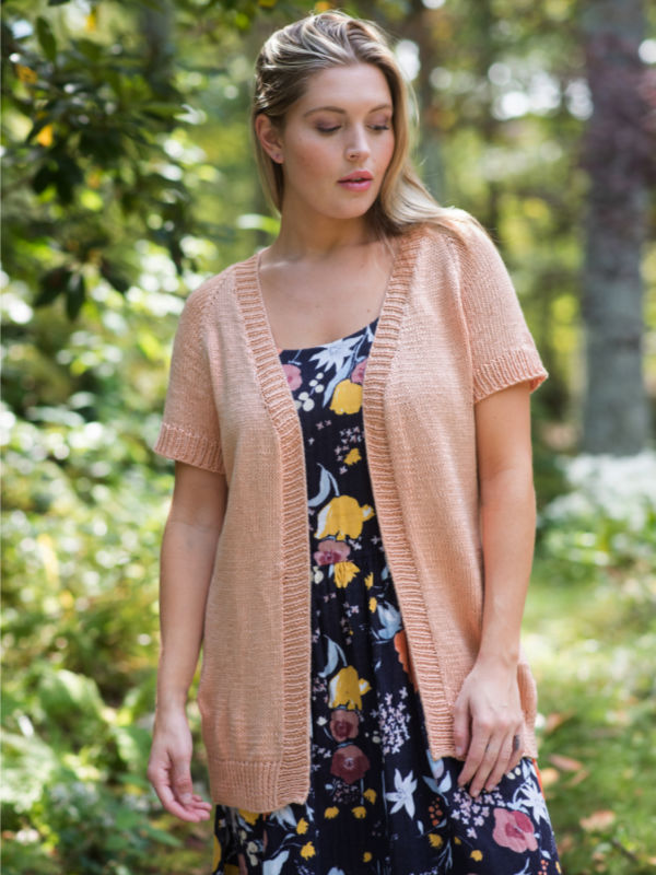 The Needham summer cardigan in a the color Cumberland 1612