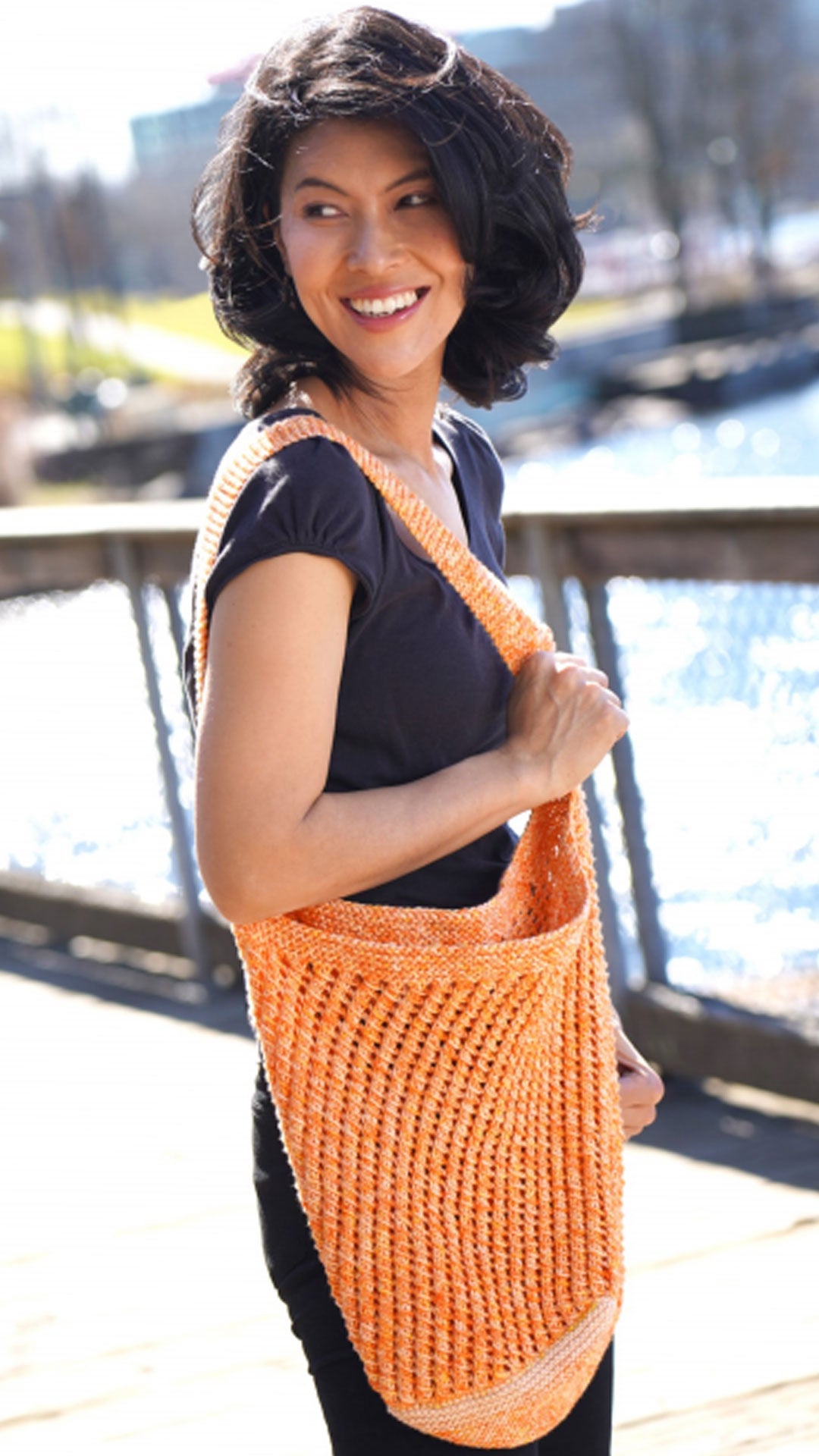 The Sunny Days Market Bag by Cascade Yarns Design Team