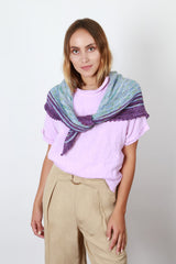 margarita shawl by malabrigo verano 100% pima cotton yarn