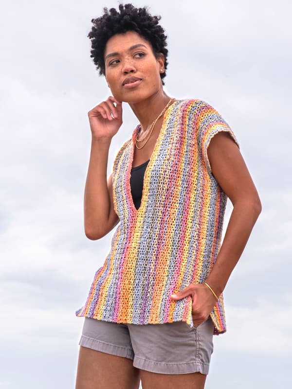 the Tourmaline Tunic knit out of Berroco Vivo DK