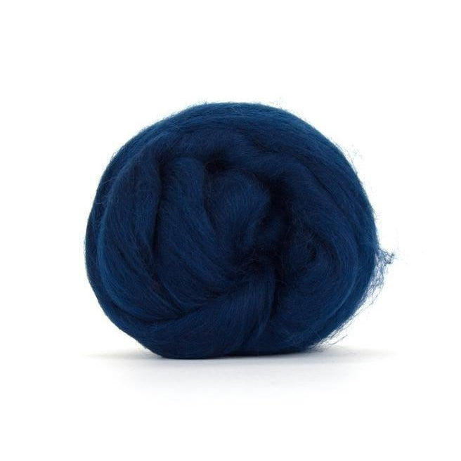 Revolution Fibers - Dyed Black Merino Wool Roving - Premium 21 Micron Roving Wool Top Soft Spinning Wool Roving Chunky Yarn Needle Felting & Wet F