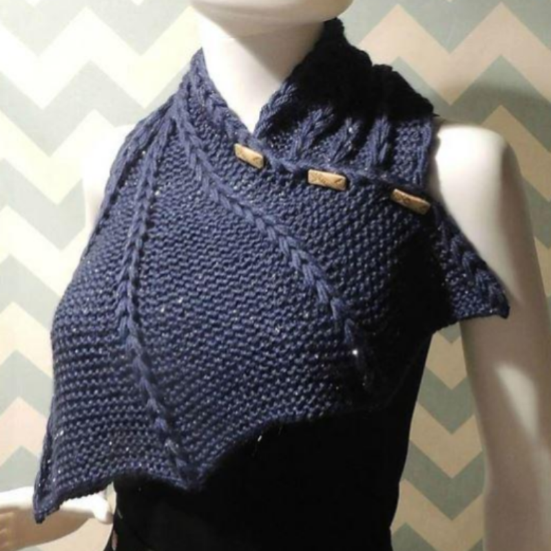 Dragon Wing Cowl Knit Pattern
