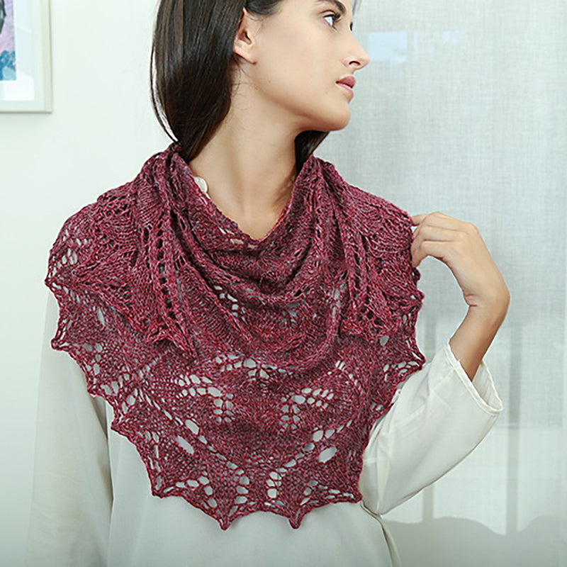 Row Shawl Kit in Alp Premier and Dazzle