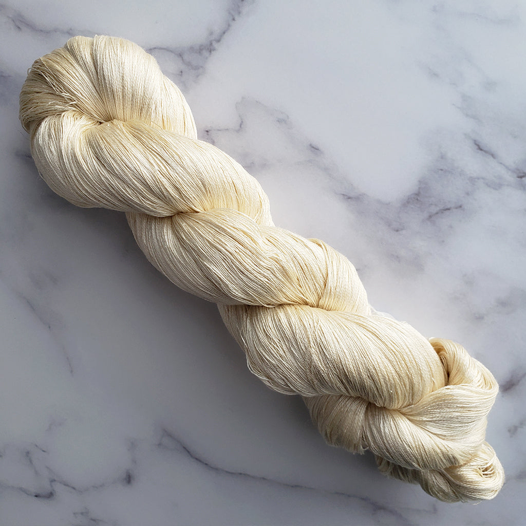Undyed Mulberry Silk Cobweb Yarn - 60/2