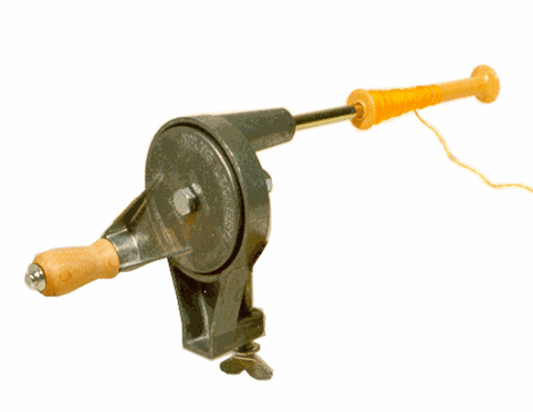 Swedish - Thin Spindle - Single-Ended Hand Bobbin Winder , Multi-Craft  Equipment - Halcyon Yarn