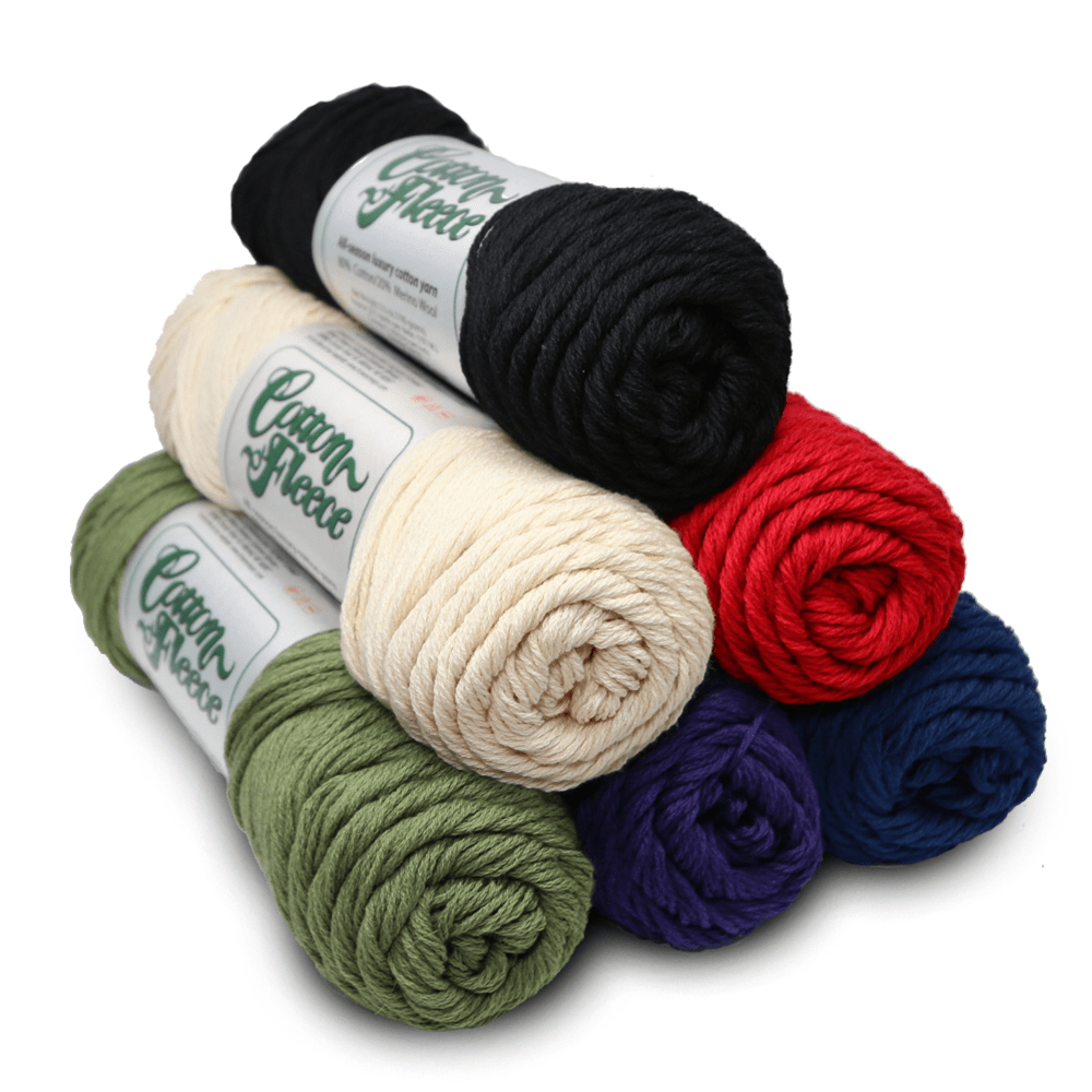 4 Roll Milk Cotton Crochet Yarn 200g, 440 Yards (37 Grass Green