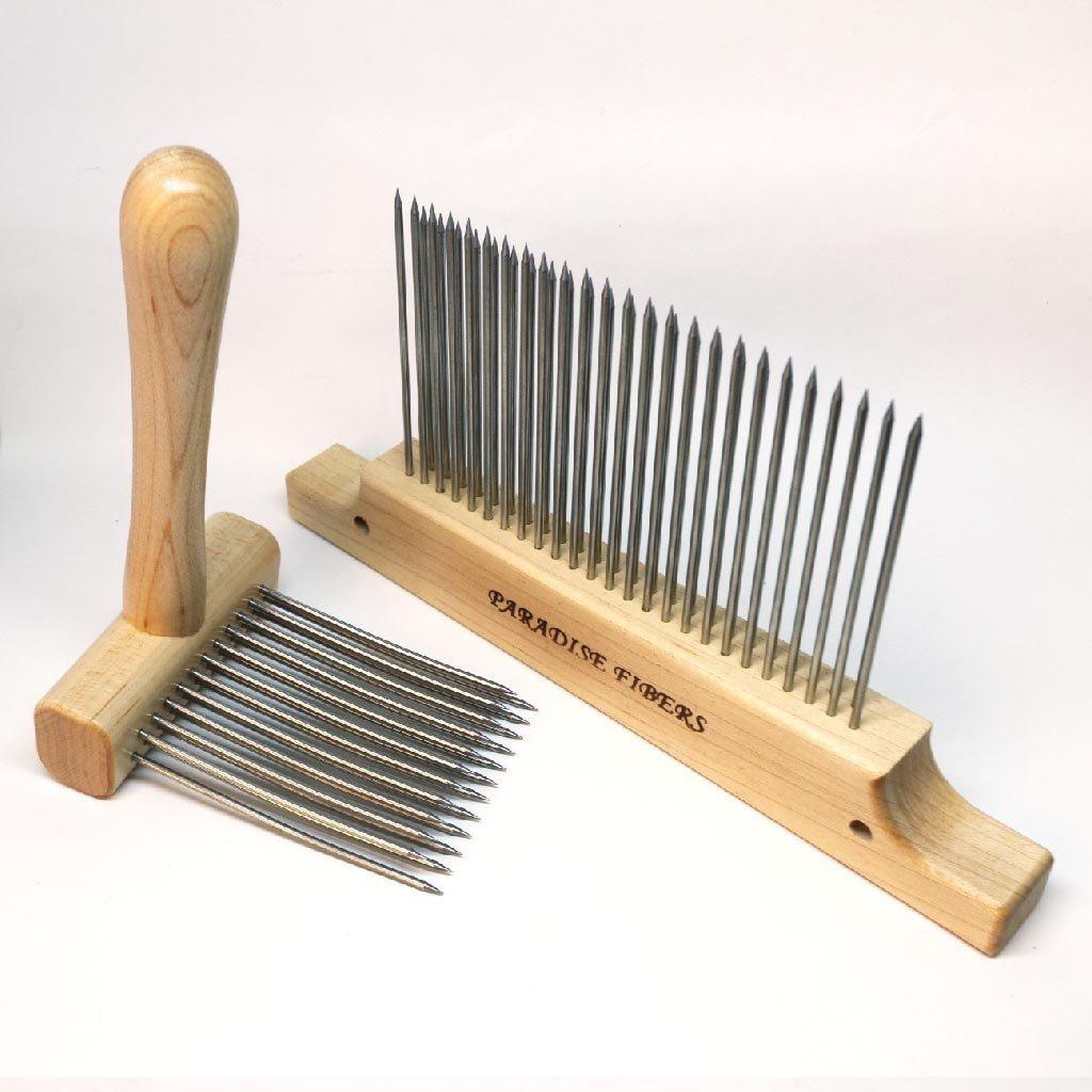 Regular Wool Combs- Single or Double Row - Fine or Extra Fine – Bam Fiber  Works