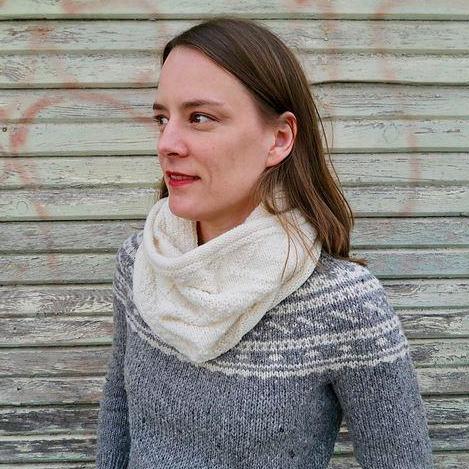 The Guernsey Cat Cowl Pattern by Kristen Olson