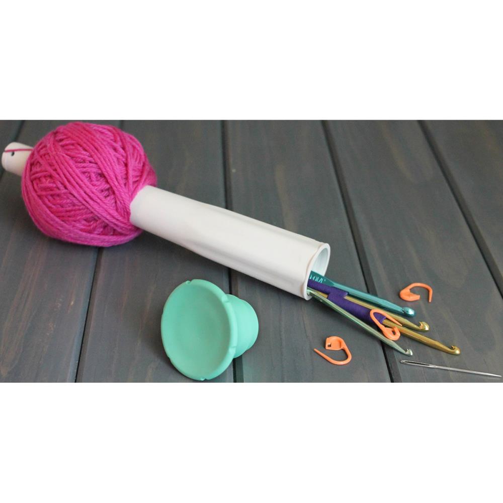 Yifei Large Yarn Ball Winder-Yarn/Wool/String/Fiber Ball Winder Hand Operated,10 oz,White and Green,Y5X8HP4D7
