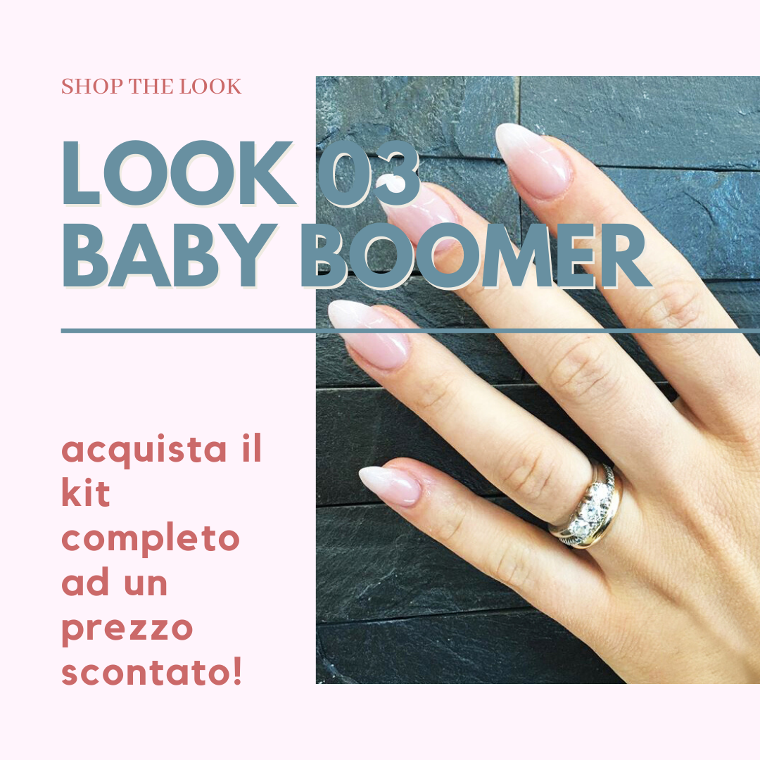 Look 03 Baby Boomer London Nails Excellence