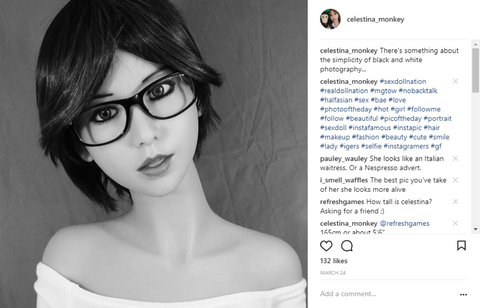 sex doll instagramer