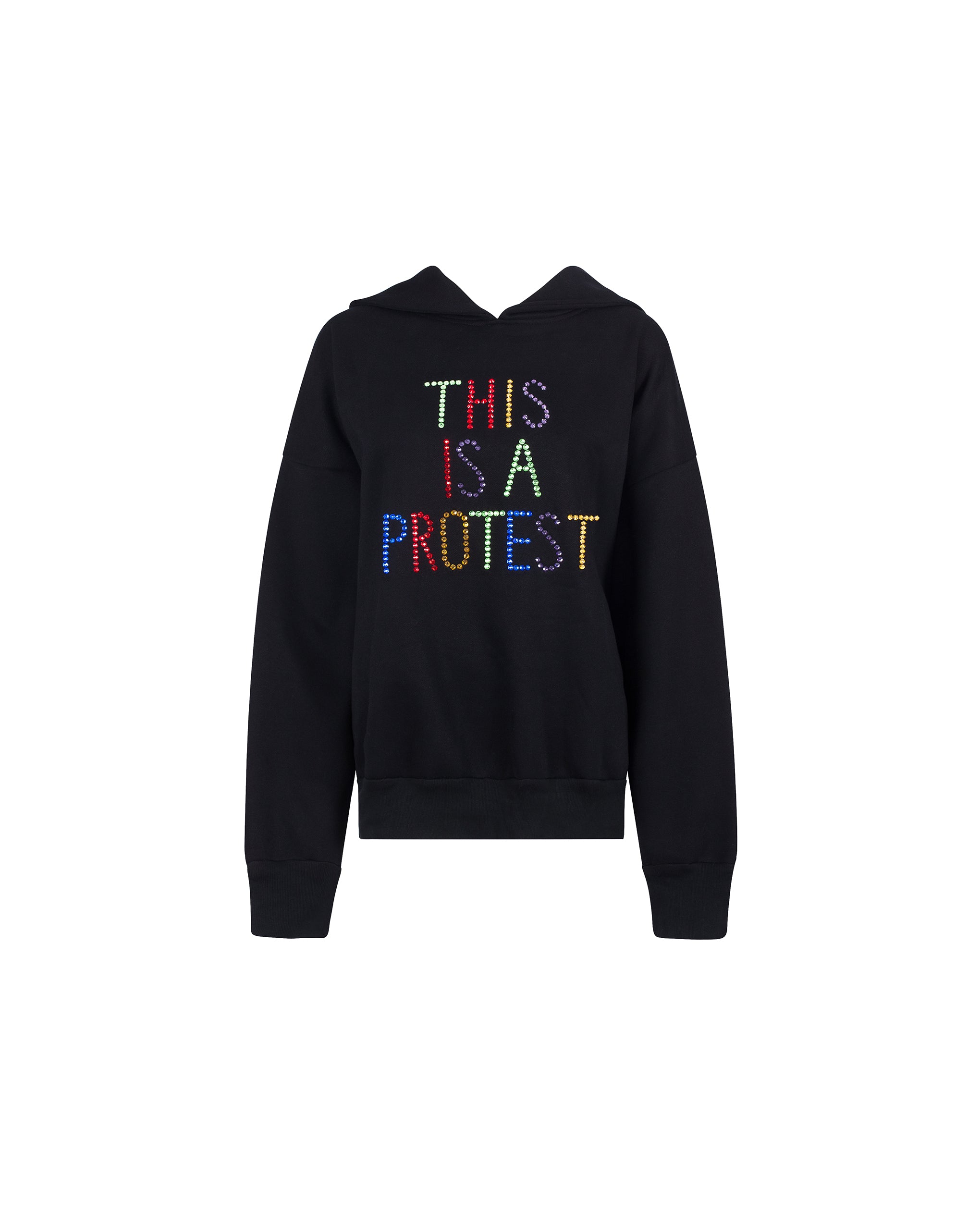 bluebella bb x ashish this is a protest hoodie
