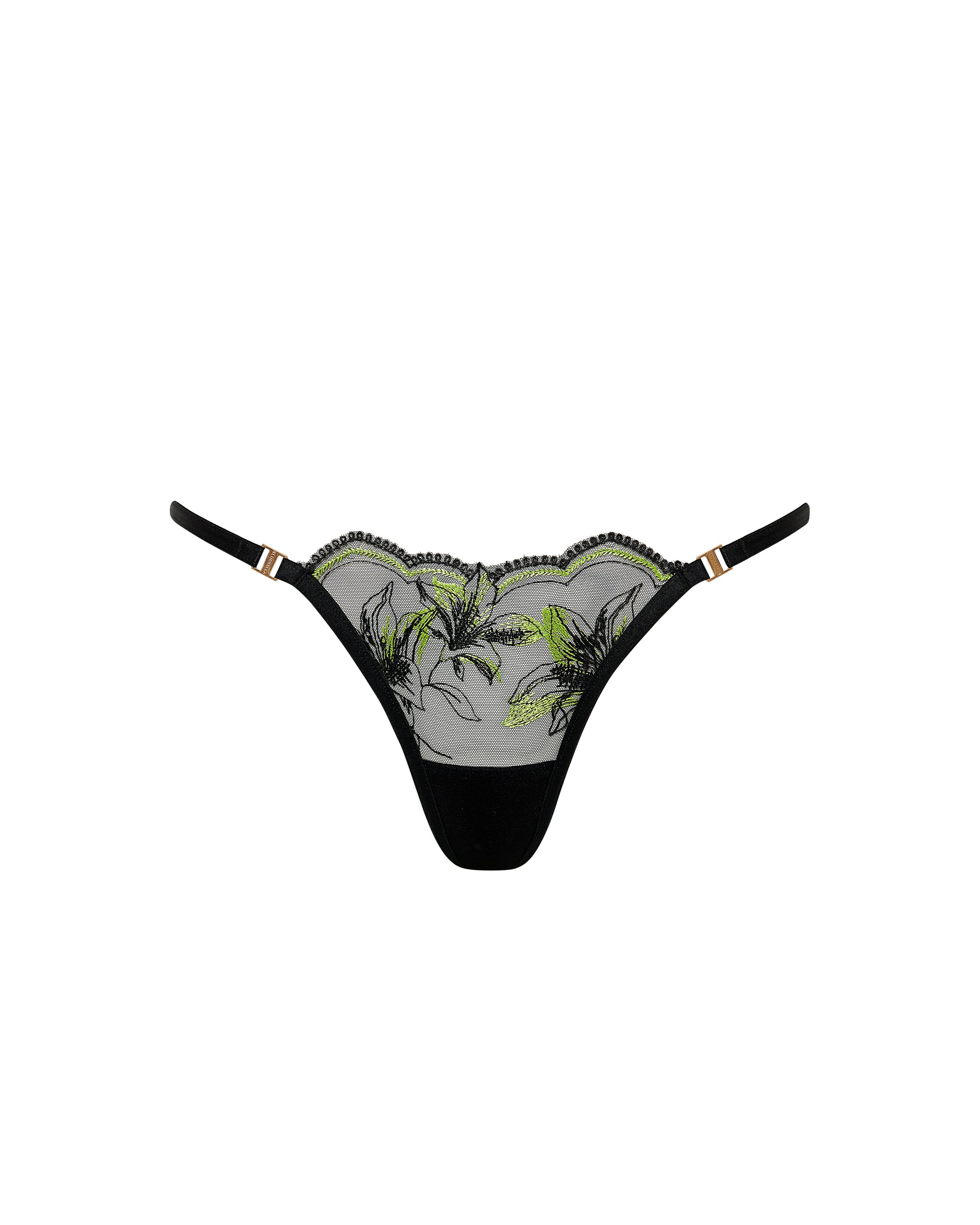 Coppelia Eco Thong Black/Tender Shoots